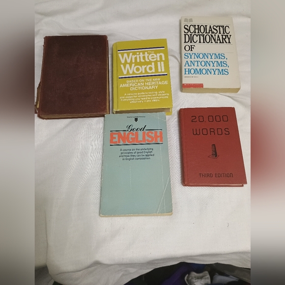Other - Collection of Vintage Writing Language Reference Books 20000 Words Good English
